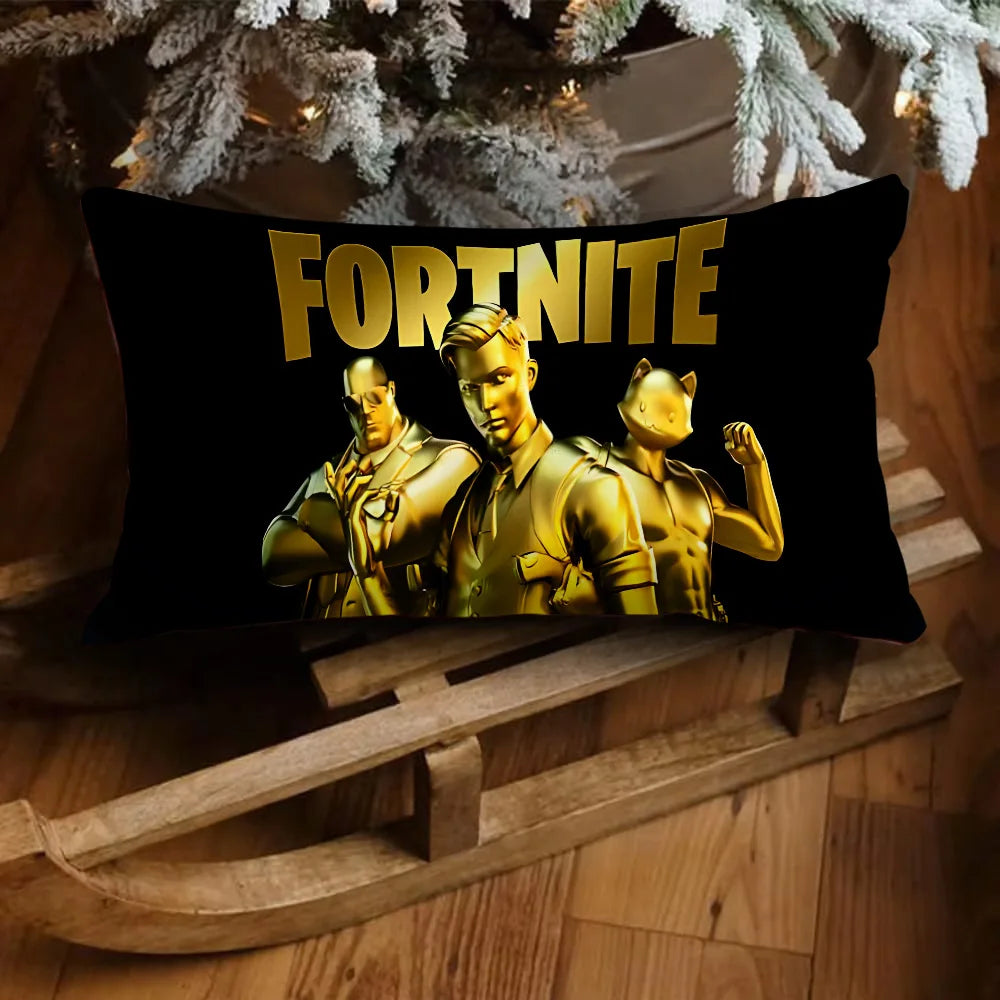 Game Fortnites Luxury Double-sided Printing Rectangle Pillow Case Bedside Pillowcase Sofa Cushion Cover Room Home Decoration