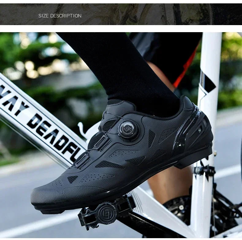Cycling Road Bike Shoes Men Flat MTB Speed Sneakers Racing Women Route Bicycle Sports Mountain SPD Footwear Cleat Biking Shoe