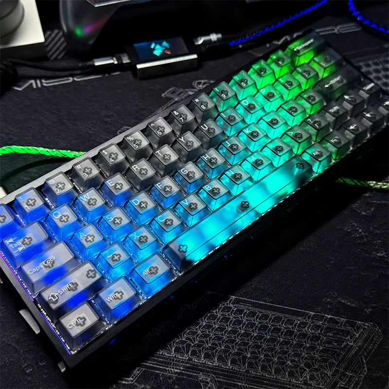 Everglide AE64 Pro HE Gaming Keyboard Hall Effect Magnetic Switch Support RT 0.001MM 8kHz Polling Rate Dual RGB ADC Link SOCD MT