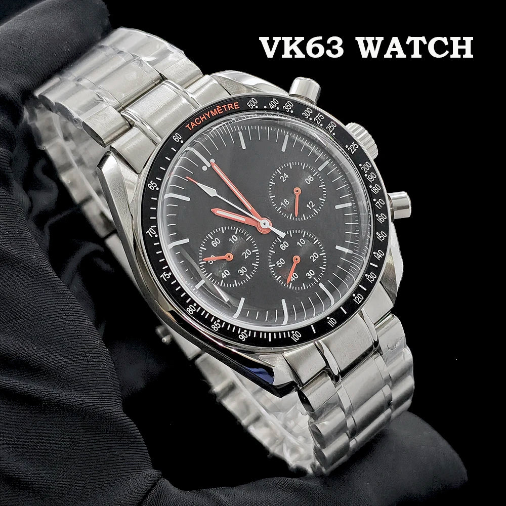 New VK63 Watch Men's Watch Personalized Customization Watch High Quality Watch VK63 Movement Watch