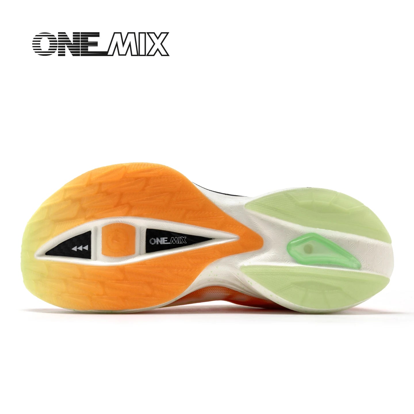 ONEMIX New Nylon Carbon Board Marathon Running Racing Shoes Shock-Absorbing Professional Stable Support Ultra-Light Rebound Sneakers