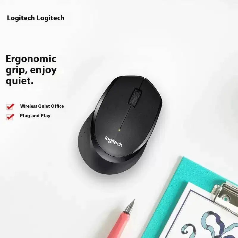 Mouse professionale da ufficio Logitech M330, compatto, silenzioso, facile da trasportare, confortevole al tatto e progettato specificamente1