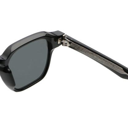 Peekaboo irregular sunglasses for women black brown retro style square sun glasses for men uv400 summer accessories 2025