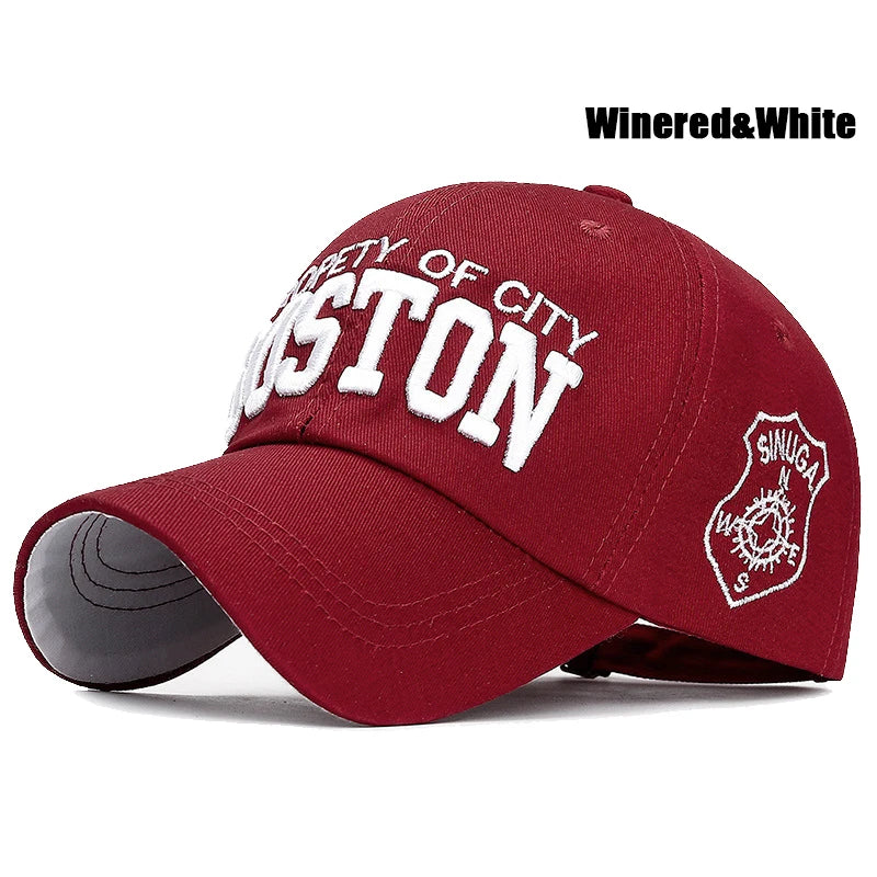 Soft Top Sports Baseball Cap Cotton 3D Embroidery Unisex Snapback Cap Tennis Hat Dad Cap