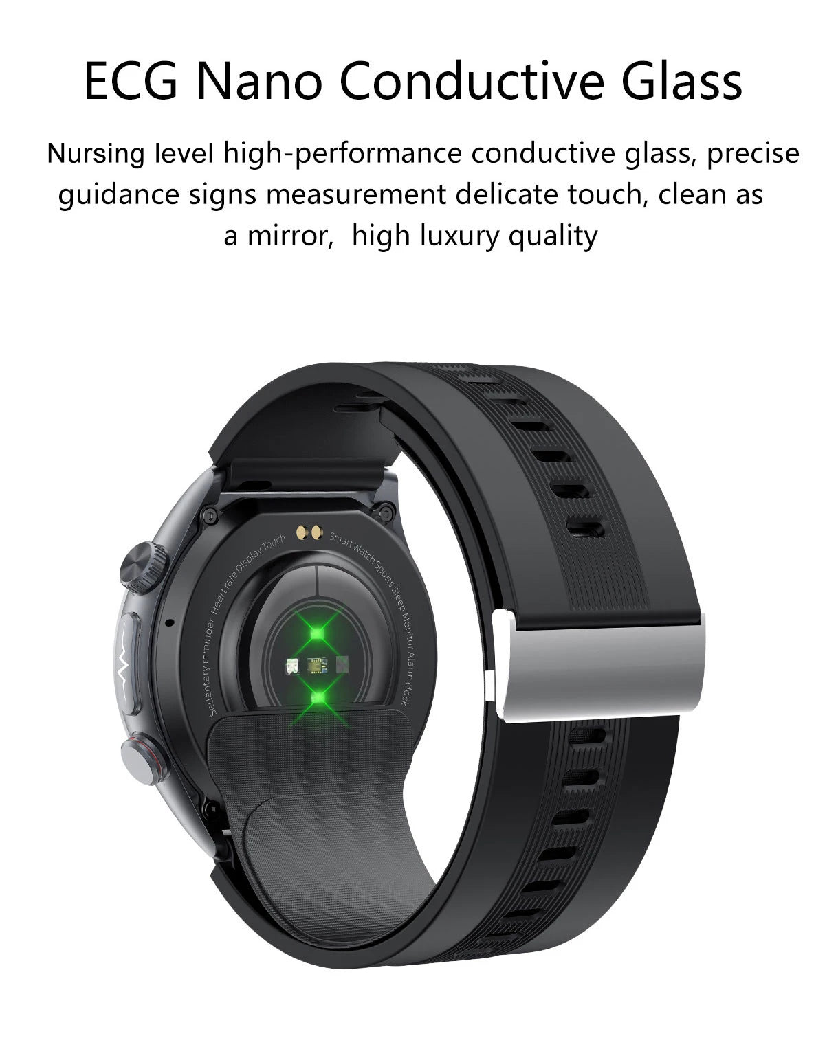 2026New Blood Pressure Air Pump Airbag Accurate Measure Smart Watch Men Micro Physical Examination Health ECG Smartwatch NFC BOX