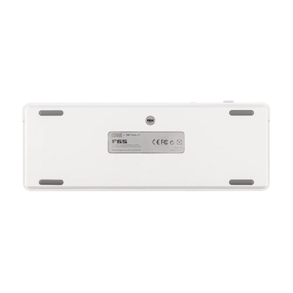 Teclado mecânico EPOMAKER x AULA F65 com layout 65%, hot-swap, montagem gasket e ligação com fios/Bluetooth/2.4G sem fios para Mac/Win