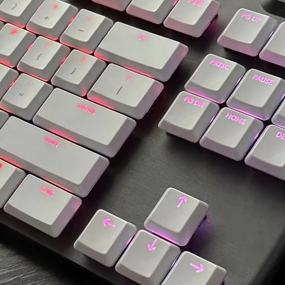 Tecla texturada antiderrapante transparente retroiluminada G915 913 TKL G815 G813, compatível com teclado mecânico Logitech