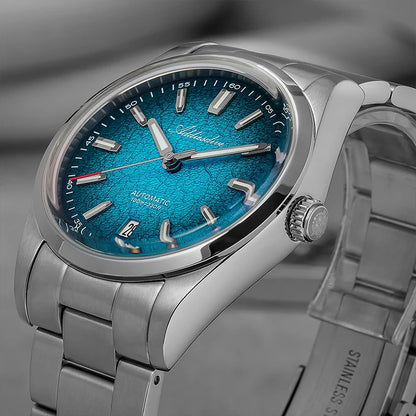 ADDIESDIVE Luxury Men's Automatic Watch BGW9 Super Luminous Bubble Mirror Glass 100m Waterproof Analog Men Steel Watches AD2531