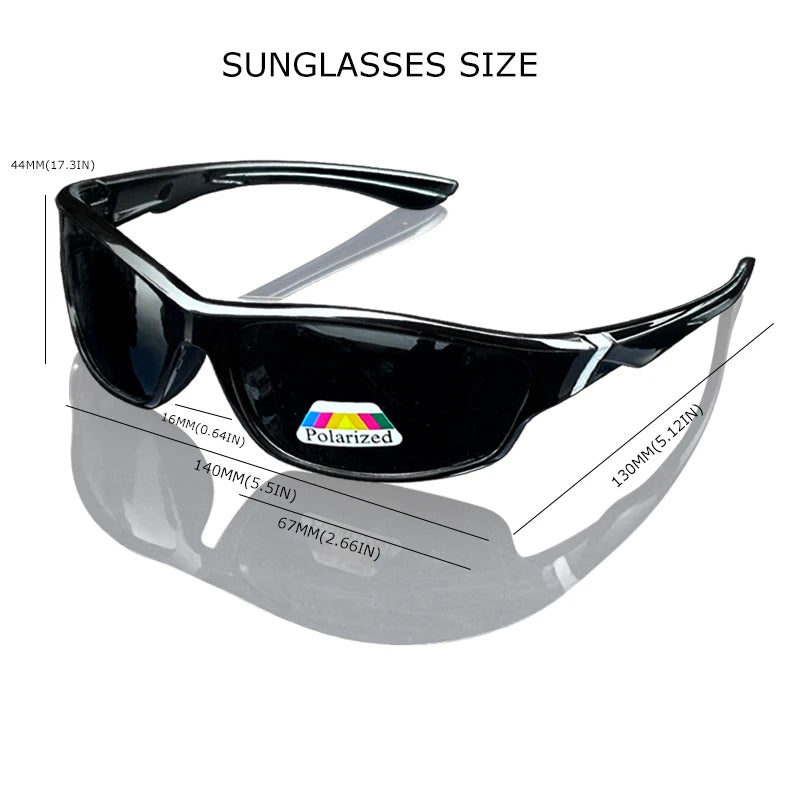 Polarized Sunglasses for Men Sports Mens-Sunglasses: Sun-Glasses with UV Protection for Fishing Driving Running Cycling