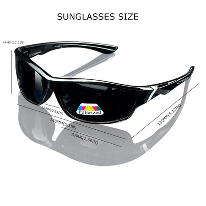 Polarized Sunglasses for Men Sports Mens-Sunglasses: Sun-Glasses with UV Protection for Fishing Driving Running Cycling
