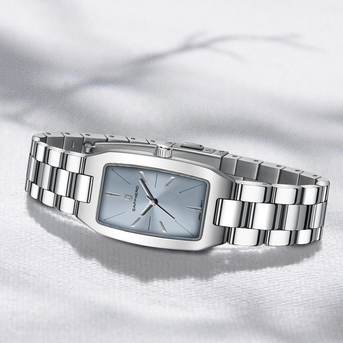 SAPPHEROLuxury Women's Watch Stainless Steel Strap Waterproof Watch Ultra-thin Dial  Fashion Simple Women's Watch Accurate Watch