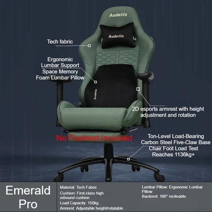 Office Ergonomic Gaming Chairs Desk Gamer Computer Comfortable Chaises Vanity Chair Technology Fabric Sillas Gamer Home Bedroom