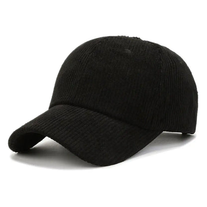 Unisex kordbársony baseball sapka, állítható napellenző sapka, hiphop sapka, férfiaknak