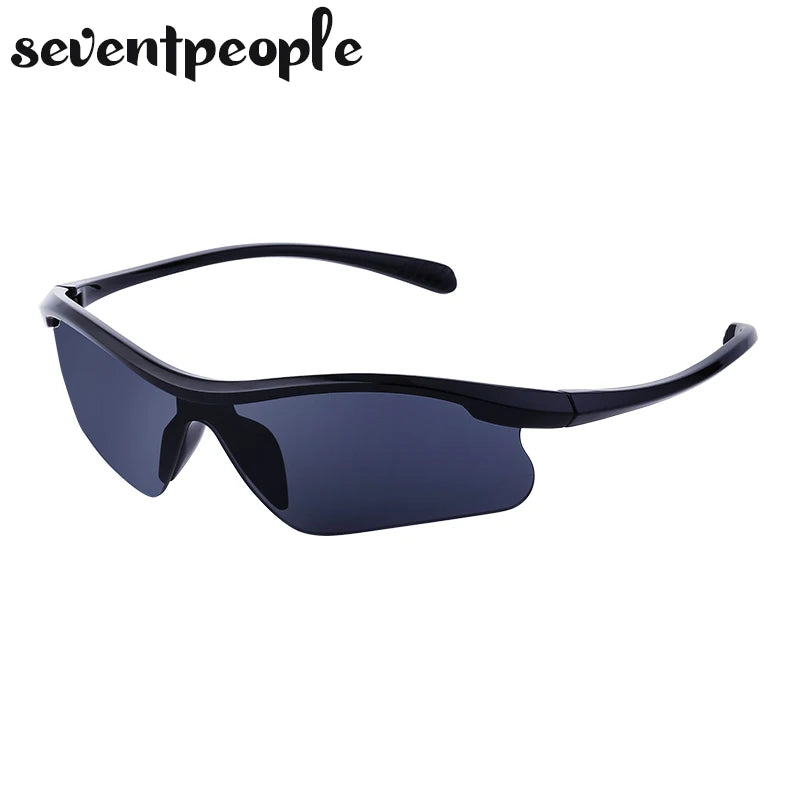 Sports Sunglasses Women Outdoor Cycling Goggle Men Fashion One-Piece Windproof Sunglass Male 2026 New Semi-Rimless Sun Glasses