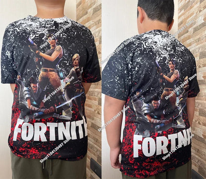Fortnite Couple Wear Men's and Women's Sweater Children's Printed Casual Hoodie Student Outdoor Sports Simple Long-sleeved