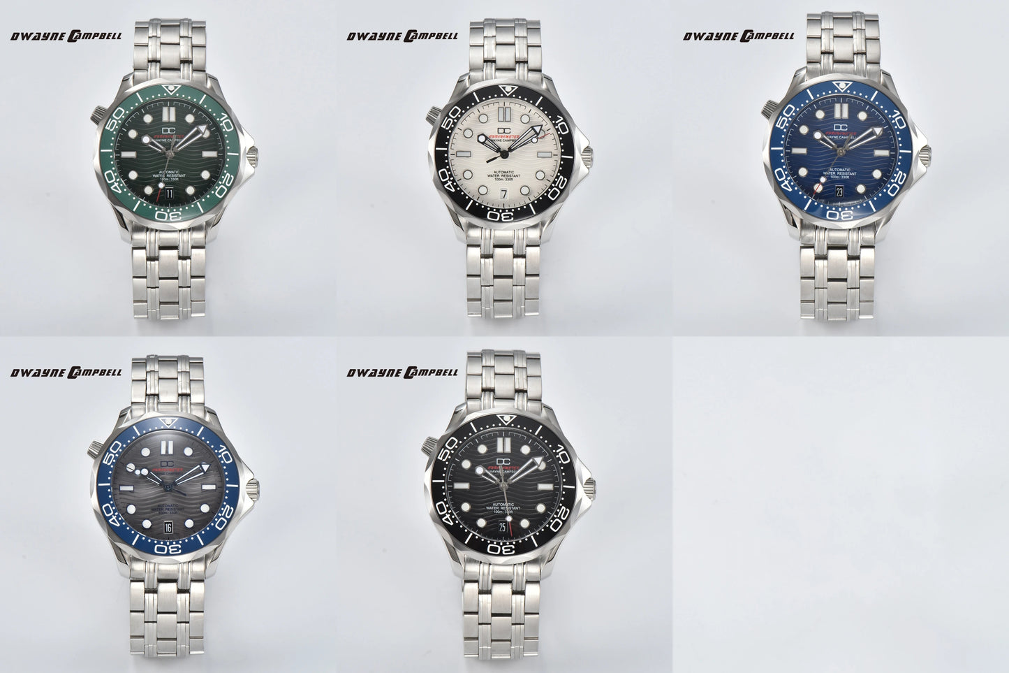 DWAYNE CAMPBELL Top-Luxus-NH35-Automatikuhr für Herren, mechanisch, Keramiklünette, wasserdichte klassische Business-Armbanduhr