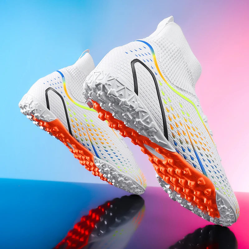 New Men Soccer Shoes Professiona Football Boot Turf Futsal Match Grass Unisex Outdoor Training Soccer Cleats Non-slip Breathable