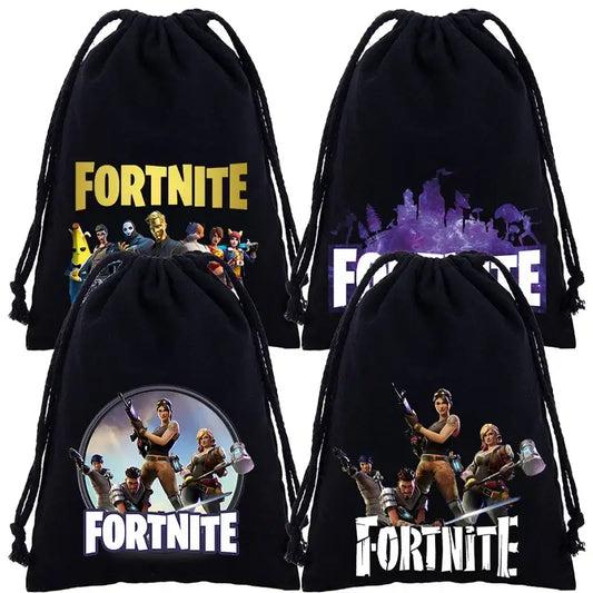 Worki ze ściągaczem dla chłopców i dziewczynek Fortnite, z nadrukiem kreskówkowym i anime, torby do przechowywania o dużej pojemności, torba typu tote, torebka, nowość, uroczy prezent urodzinowy