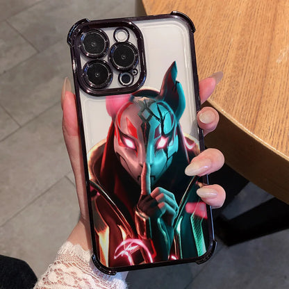Anime Fortnite-game telefoonhoesje met game-design voor Xiaomi Redmi A7 15 A3 15C 14C K50 A1 Note 15 14 13 12 12s Pro Plus 4G 5G, valbestendig