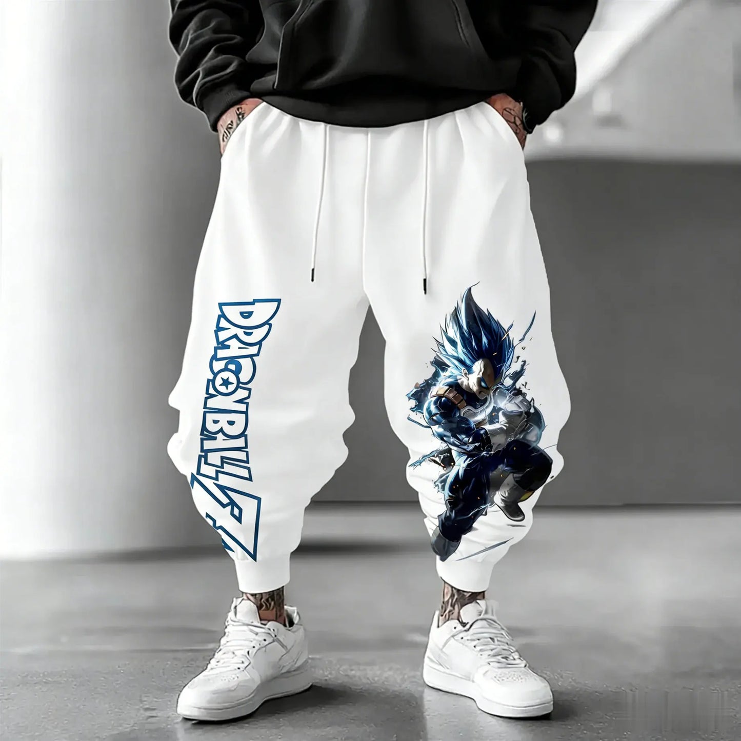 2026 Dragon Ball Vegeta Multi-color Leg Trousers Men's Women's Retro Trend Versatile Sports Jogging Fitness Outdoor Sports Wear
