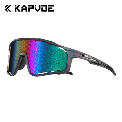 KAPVOE New Technology Nano Lenses Cycling Glasses Outdoor Sports Sunglasses Men Women Road Bike MTB Bicycle UV400 Hiking Goggles