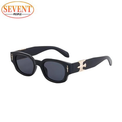 Punk Soaring Eagle Sunglasses Men 2026 Luxury Brand Designer Fashion Rectangle Sun Glasses For Women Steampunk Shades Eyewear