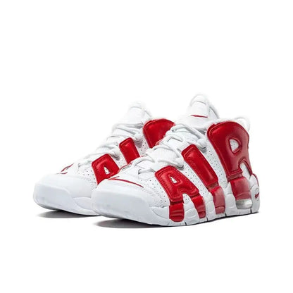 Nike Air More Uptempo leather, trendy, shock-absorbing mid-cut sneakers DQ6200-001