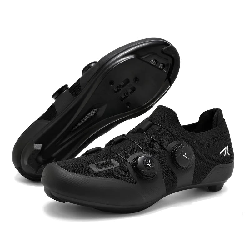 Professional Men Cycling MTB Shoes Route Cleats Speed Road Bike Sneaker Racing Women Flat Bicycle Mountain Spd Biking Footwear