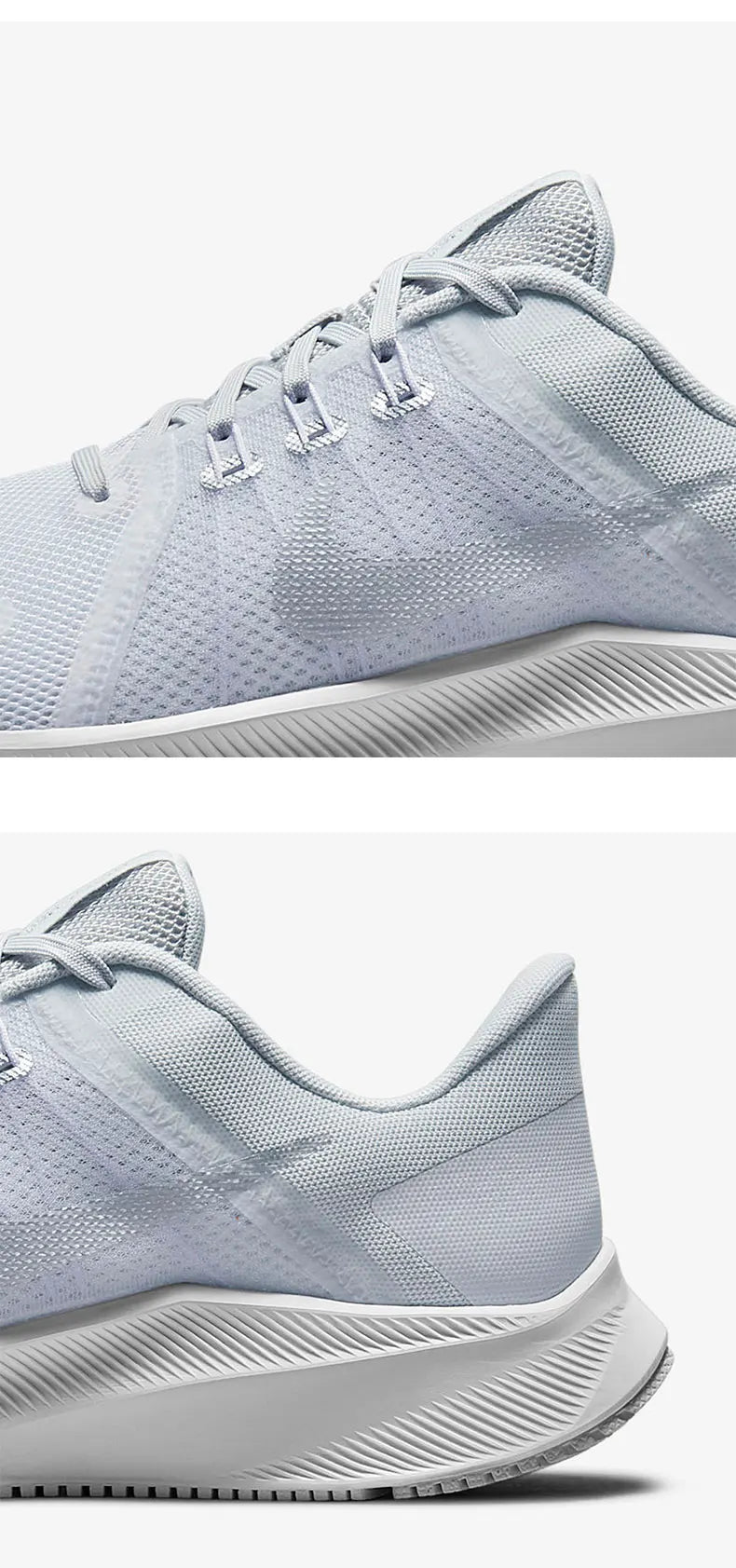 Nike Authentic Quest 4 Sapatilhas de corrida desportivas para mulher, de cano baixo e respiráveis DA1106-100