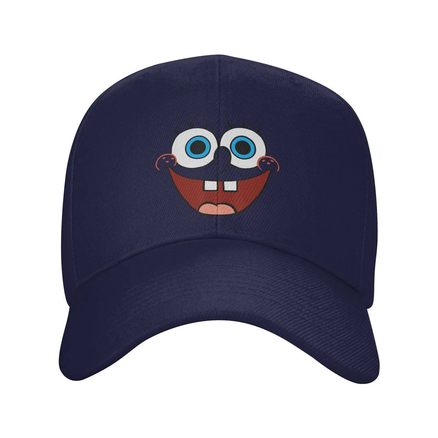Spongebobs Large Smiling Face Sun Baseball Cap  Spring y2k Retro Trucker Hat For Couple Women Tennis Skate Baseball Caps