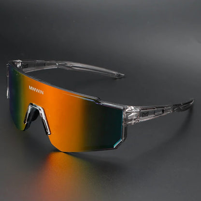 MWWIN Cycling Sunglasses MTB Glasses Bike Cycling UV400 Eyewear Men Women Bicycle Mountain Outdoor Sports Hiking Eyewear
