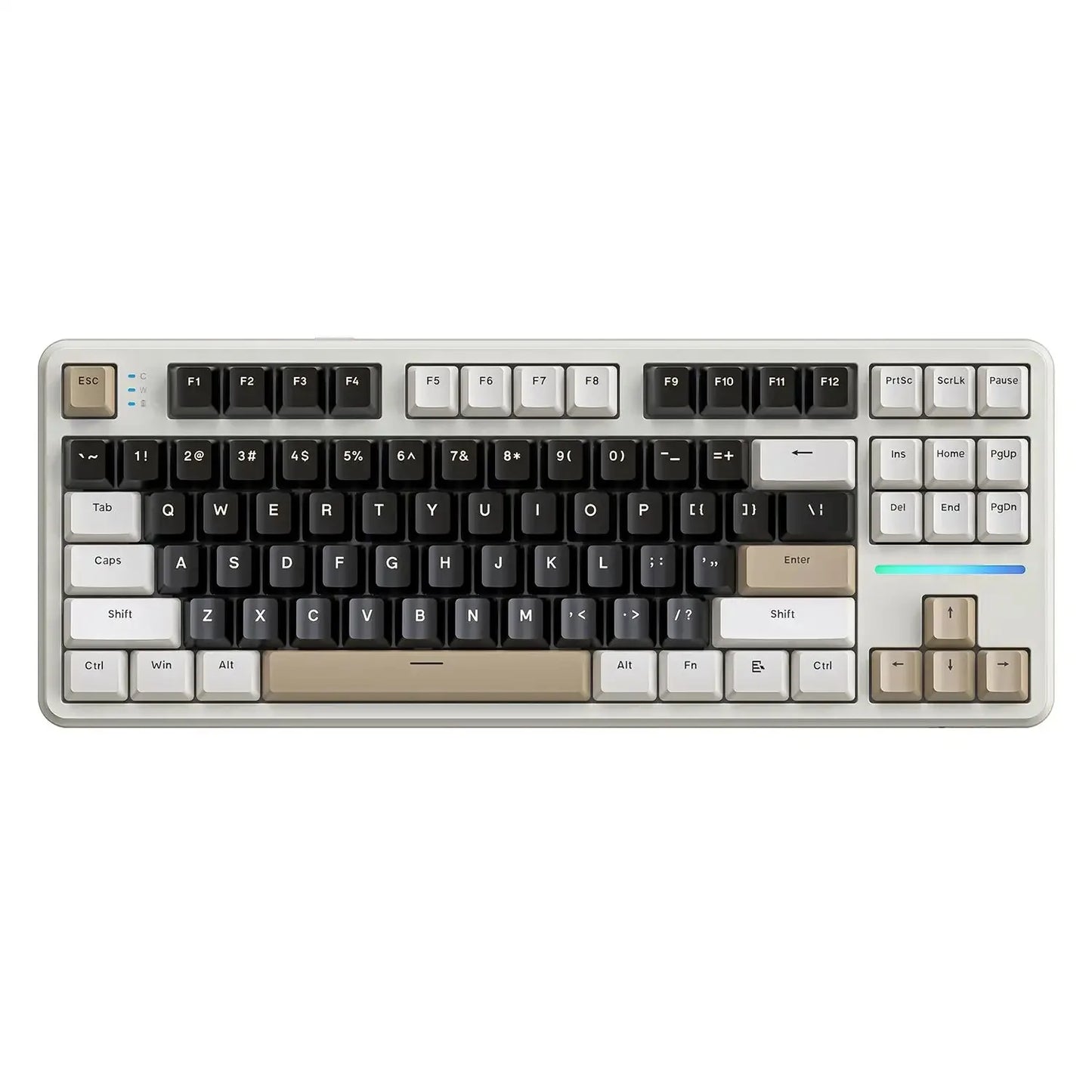ATTACK SHARK X87 Wireless Mechanical Gaming Keyboard Tri-Mode BT5.0/2.4G/USB-C Gasket Hot Swappable Custom Keyboard Pre-lube