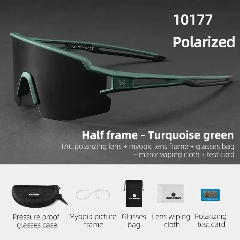 ROCKBROS Cycling Glasses Photochromic Glasses Bicycle Glasses Eyewear Goggles Windproof Bicycle Outdoor Sports Sunglasses