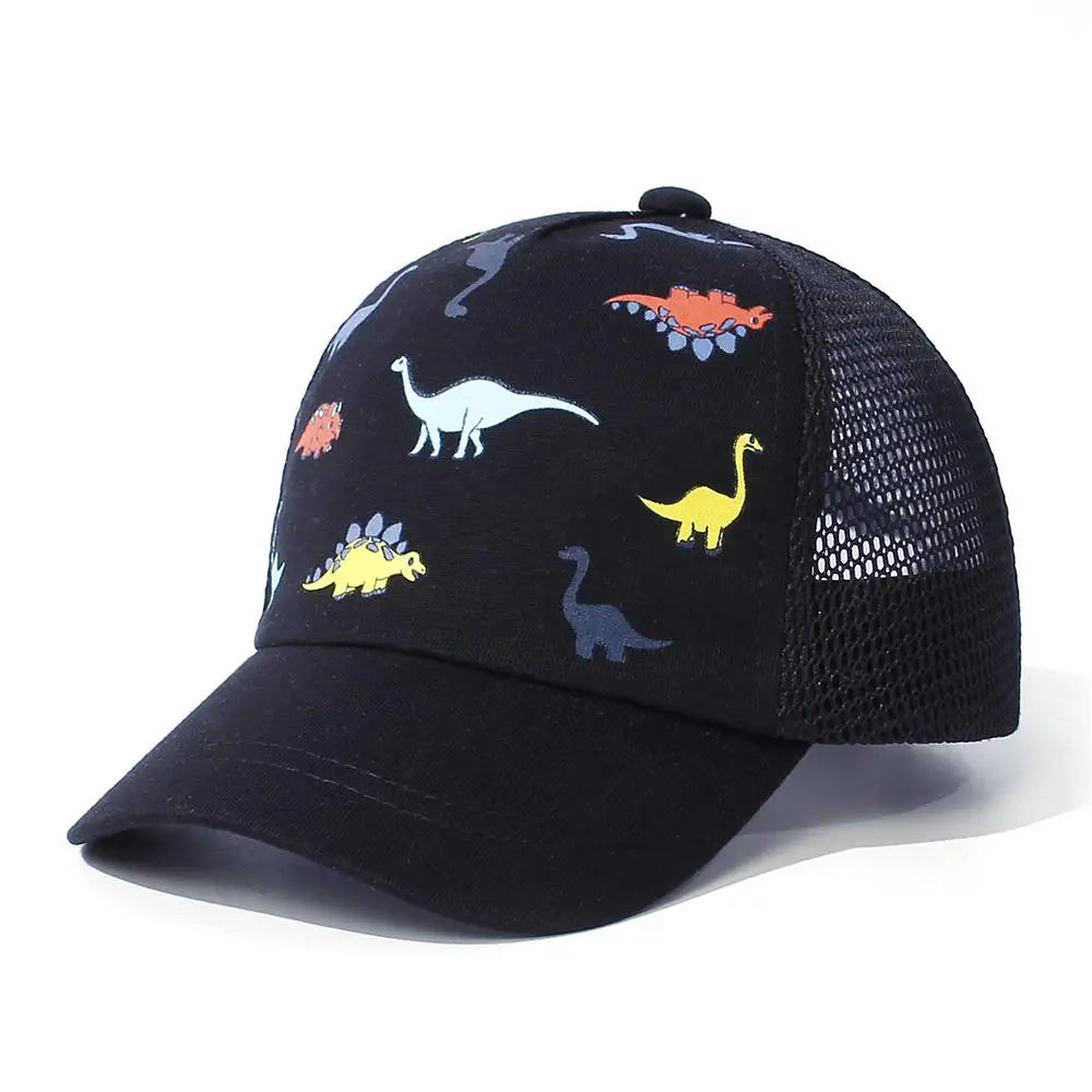 Toddler Baseball Hat Sun Protection Baby Cap Adjustable Fit Mesh Baseball Hat Outdoor Beach Sun Cap for Kids 1-5Years