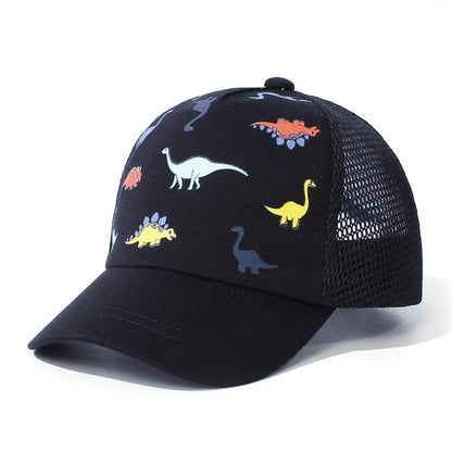 Toddler Baseball Hat Sun Protection Baby Cap Adjustable Fit Mesh Baseball Hat Outdoor Beach Sun Cap for Kids 1-5Years