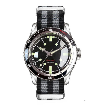 Tandorio Red Blue 40mm PT5000 Japan NH35A Mechanical Automatic Dive Men Watch 20ATM Waterproof Domed Sapphire Screw Crown Reloj