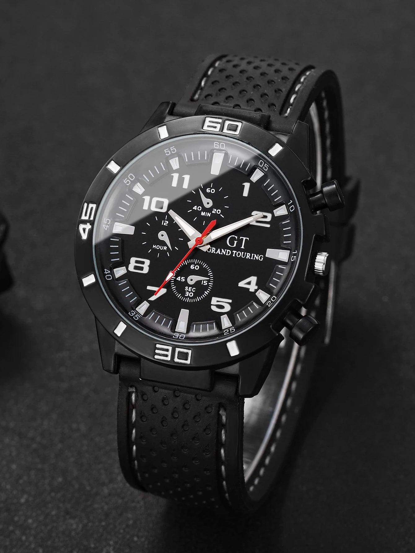 Men Sports Watches Casual Silicone Band Men's Quartz Watch Clock Reloj Hombre（Without Box）