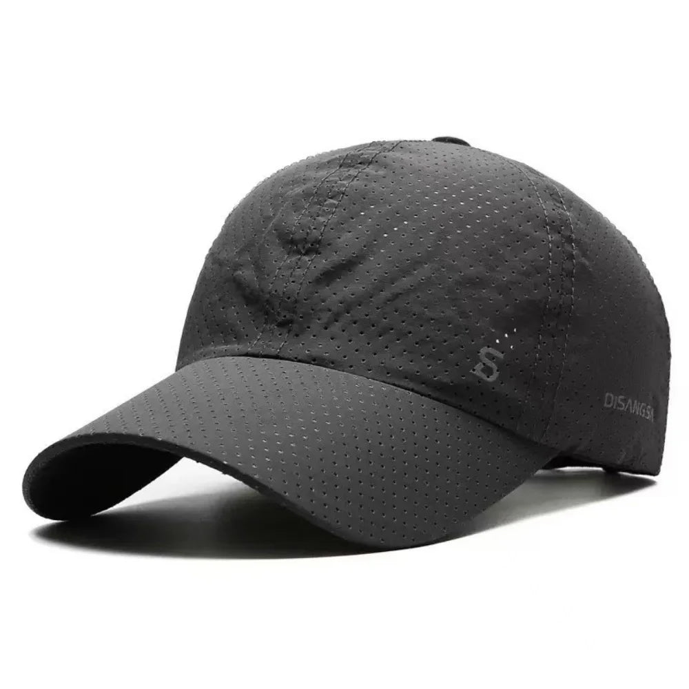 Solid Running Cap Thin Quick Drying Breathable Duck Tongue Outdoor Men's woman Sun Summer Fishing Avisor Baseball Cap