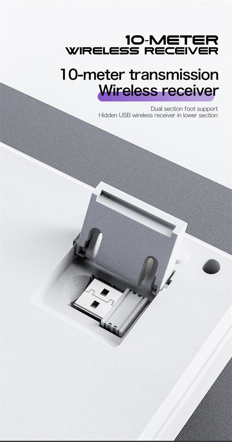 Spanish Wireless Keyboard Russian Spanish Arabic Korean 100% Keyboard Layout With Volume Knob TK100 RGB Light Type C Bluetooth