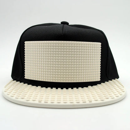 Șepci de baseball cu imprimeu cartoon patchwork, blocuri DIY, șepci snapback, șepci hip-hop pentru bărbați și femei, șepci detașabile cu pixeli, șepci „dad hats”, pentru copii și adulți