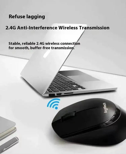 Mouse professionale da ufficio Logitech M330, compatto, silenzioso, facile da trasportare, confortevole al tatto e progettato specificamente1