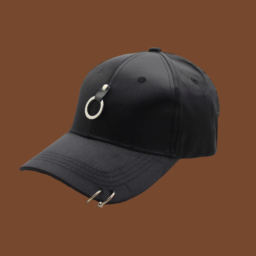 Femei Bărbați Hip Hop K-pop Șapcă de baseball tip snapback, culoare uni, cu inel, sport, dans, călătorii, iubitor de călătorii, șapcă pentru tată, șepci, îmbrăcăminte urbană, reglabilă