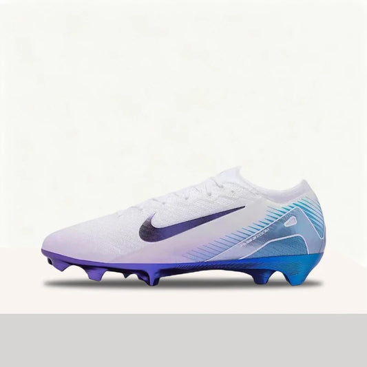 Nike Mercurial Vapor 16 Elite LV8 Soft, Breathable,Versatile,Durable,and Cushioned Soccer Cleats for Men – White/Blue HV4887-100