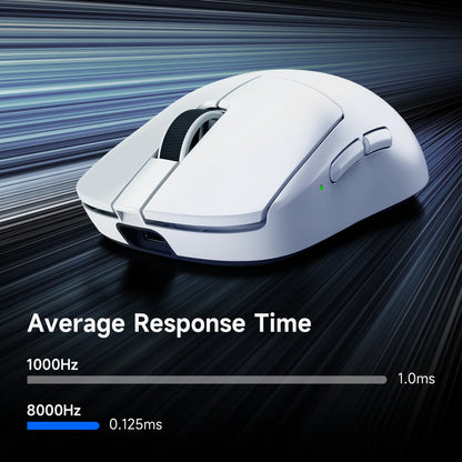 MCHOSE A7 V2 lengva belaidė žaidimų pelė su dvigubu 8,000Hz apklausos dažniu, PAW3950 TI, žaidimams, esportui ir biurui