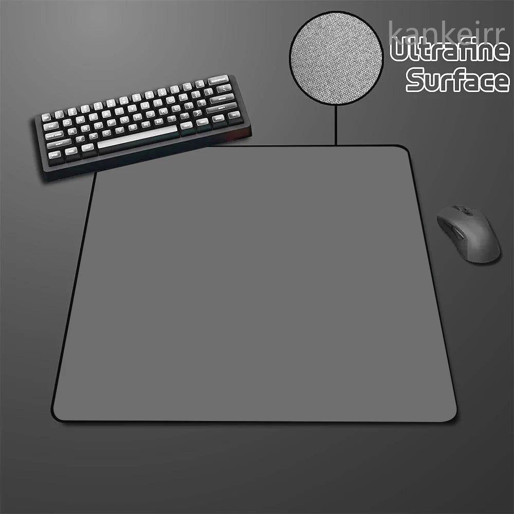 Tappetino mouse Black Speed a tinta unita, altamente elastico, con base antiscivolo, tappetino gaming premium per e-sport, superficie ultrafine, deskmat