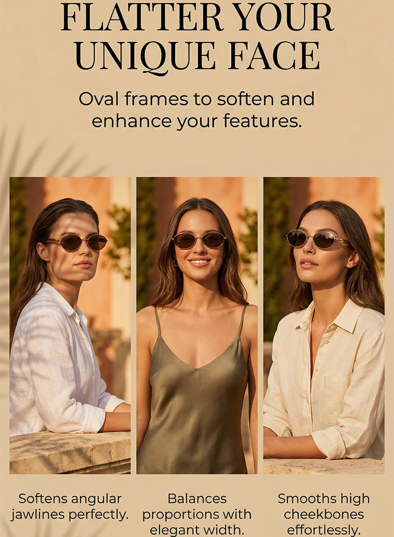 Sexy Small Oval Punk Sunglasses Women 2026 Luxury Vintage Steampunk Metal Frame Sun Glasses For Ladies Trendy Traveling Shades