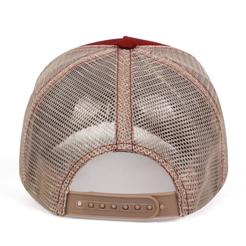 Simple basic baseball cap for men and women outdoor solid color light plate cap summer shade breathable net hat