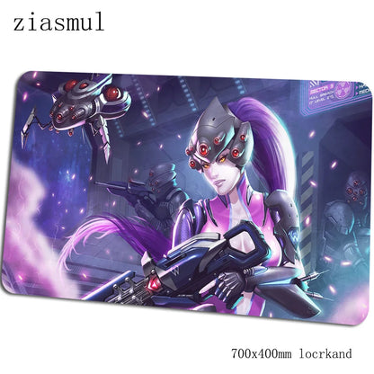 Overwatch mouse pad Gorgeous Computer Mat 70x40cm gaming mousepad large XL mouse pad keyboard games PC gamer desk