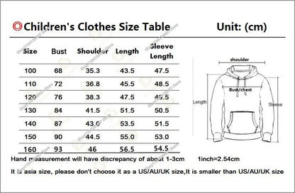 Boys and Girls Hoodies Fortnite Children's Pullover 3D Printed Hoodies Battle Royale Men's Hoodies Autumn Fashion Kids Clothing