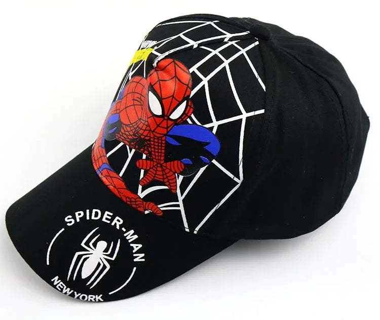 Czapka z daszkiem Spider-Man dla chłopców i dziewcząt, czapki z motywem superbohaterów, czapki przeciwsłoneczne, prezent urodzinowy dla dzieci, rekwizyty do cosplayu, modne czapki